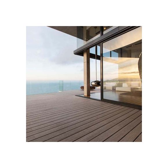 Fiberdeck - Lame de terrasse composite Manhattan - Ipe - 22.5x145x3600 mm