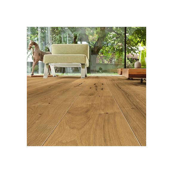 529587 Haro Parquet - Planche large à l'ancienne série 4000 - Chêne alabama brossé 4V huilé