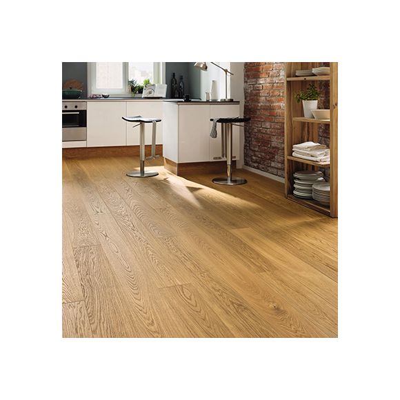 531677 Haro Parquet - Planche large à l'ancienne série 4000 - Chêne Exklusiv Brossé 4V Huilé Naturlin +