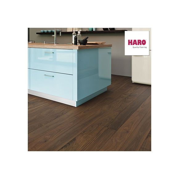 533051 Haro Parquet - Large à l'ancienne série 4000 - Noyer Américain - markant - 4V huilé naturalin +