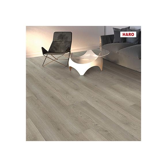 Parquet Stratifié - TRITTY 100 - Gran Via 4V - Chêne Flavia Gris