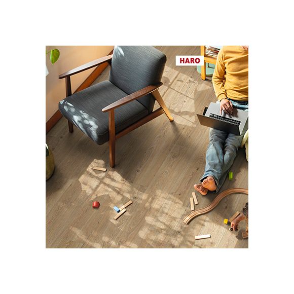 Parquet Stratifié - TRITTY 100 - Gran Via 4V - Chêne Flavia Puro