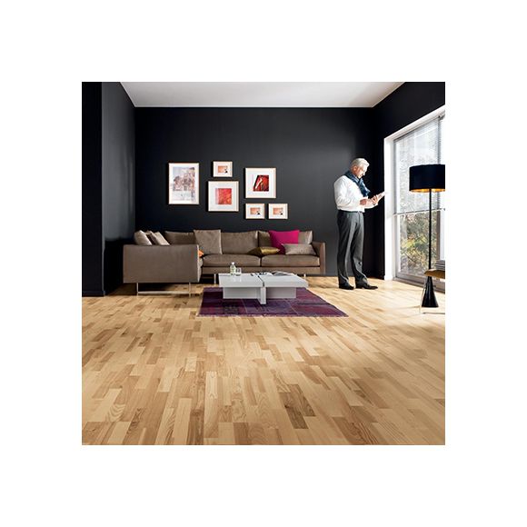 548130 Haro Parquet - À l'anglaise série 4000 - Frêne Favorit brossé verni NaturaDur