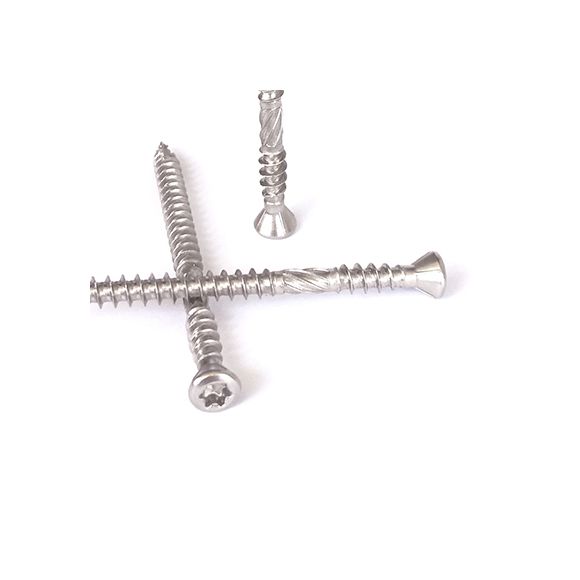 Vis INOXMAR double filet A2 - 5x60 + Embout Tx 25 (boîte de 200)