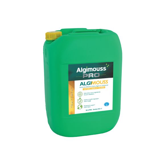 Algimouss 20L - Traitement anti-verdissure toitures murs et façades