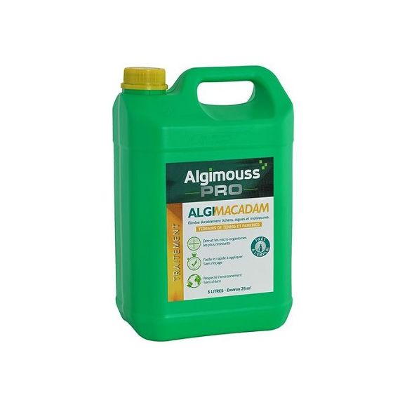 Algimouss - Algimacadam - Traitement tennis, parkings et macadam - 5L