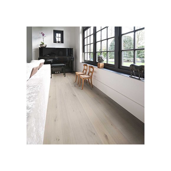 Solidfloor - Parquet Chêne - Specials Arctic raboté main Parquet contrecollé en chêne huilé, 1204406 raboté main lui donnant un aspect planche vieillie vintage Dimension 15(4)x190x1900 mm, Extra Rustique