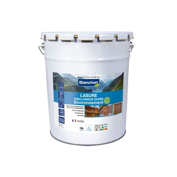 Blanchon - Lasure Très Longue Durée Environnement 10L Incolore