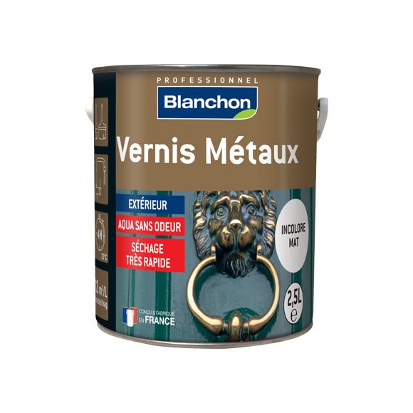Blanchon - Vernis Métaux - Incolore Mat - 2,5L