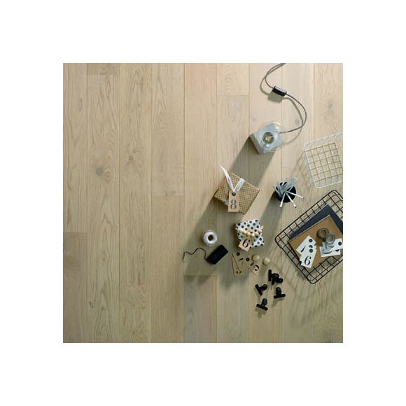 Parqueterie Berrichonne - Nativ 11 Authentique - Chêne Blanchi Vernis - 140X1190