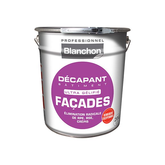 décapant bâtiment façade ultra gélifié blanchon 20L