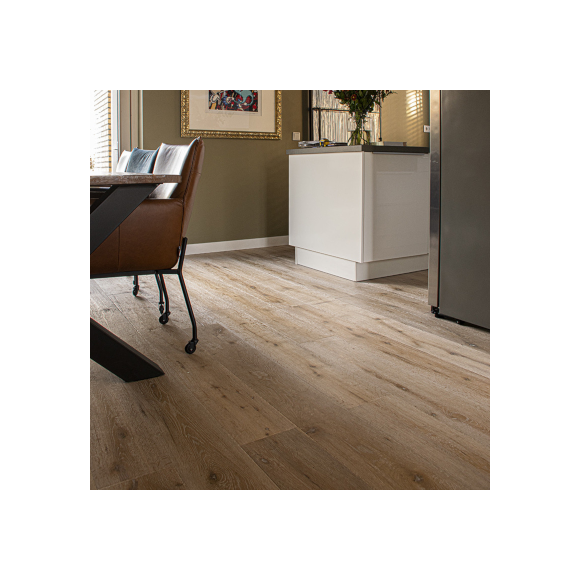 Lamett - Parquet Contrecollé Chêne Farm (190 x 1860 mm) White