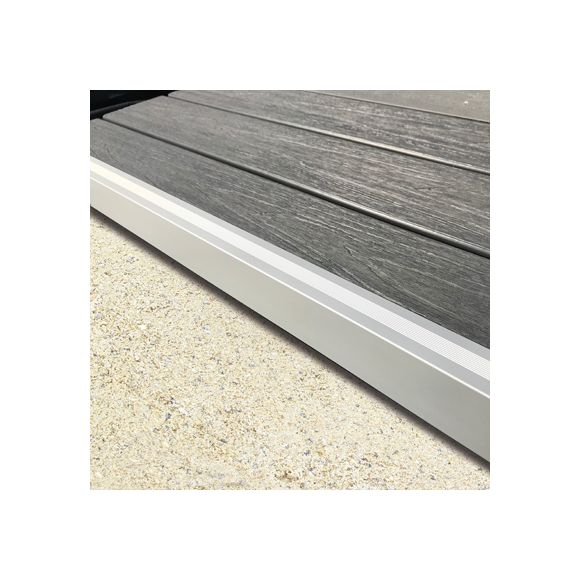 Fiberdeck - Cornière de finition aluminium anodisé