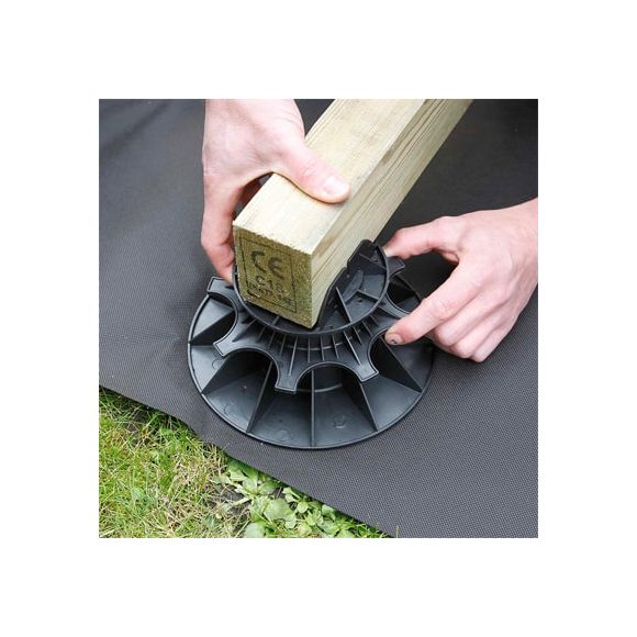 Fiberdeck - Geodeck Feutre Géotextile 100 gr/m² (2x10m = 20m²)