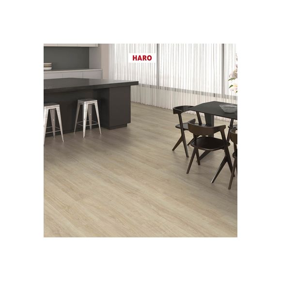 541559 HARO - Sol Stratifié - TRITTY 200 Aqua - Chêne Eleganza blanc crème