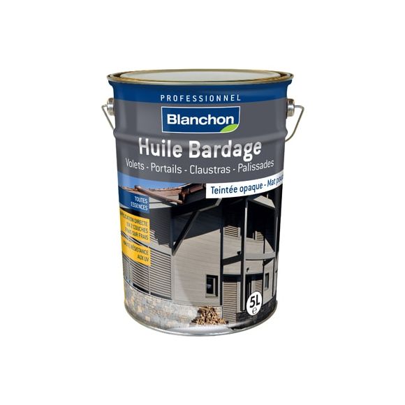Blanchon - Huile Bardage Teintée 5L Pin Brut