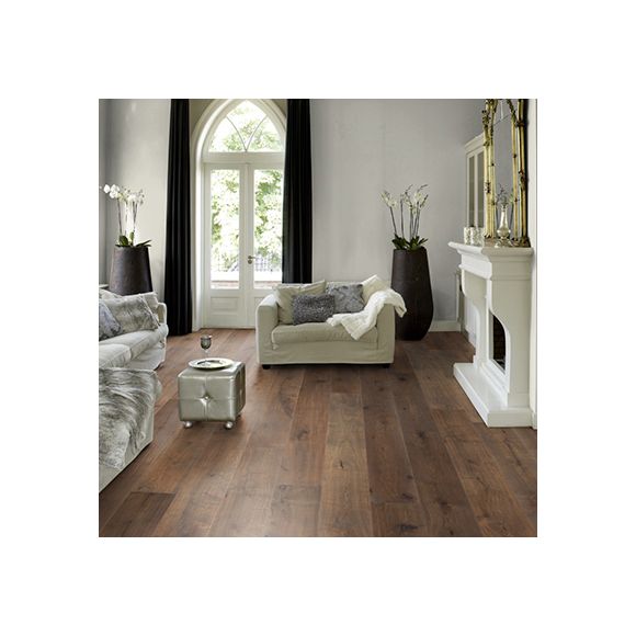 Solidfloor - Parquet Chêne - Specials Kentucky veilli main et scié fin Parquet contrecollé en chêne huilé, 1204381 lui donnant un aspect planche vieillie vintage Dimension 15(4)x220x2200 mm, Extra Rustique, extra large