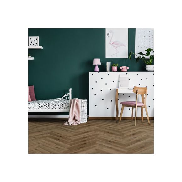 Parquetvinyl - Lame PVC bâton rompu Acoustique 21 dB - Nakuru Safari