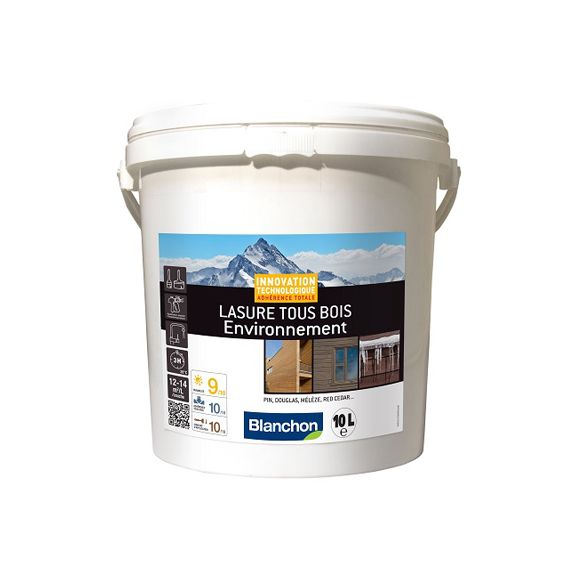 Blanchon Lasure Tous Bois Environnement 10L Chêne Moyen