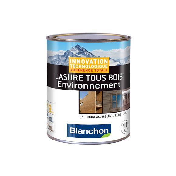 Blanchon Lasure Tous Bois Environnement 1L  chêne foncé