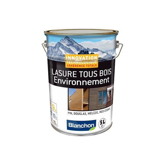 Blanchon Lasure Tous Bois Environnement 5L Chêne Foncé