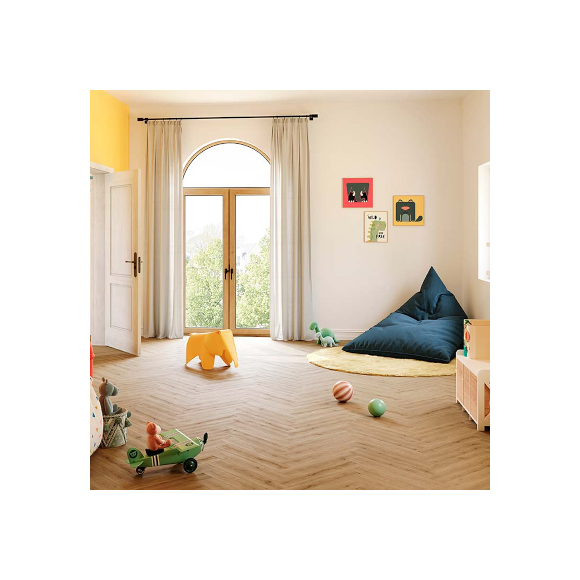 Parquetvinyl - Lame PVC bâton rompu avec sous-couche intégrée- Mantaro Spice