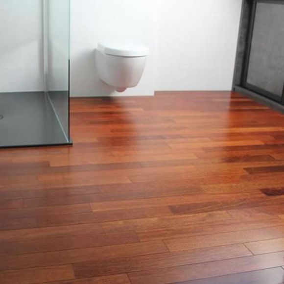 Parquet Massif Merbau huilé (90 mm x 14 mm) 4 chanfreins (Parquet - Massif)