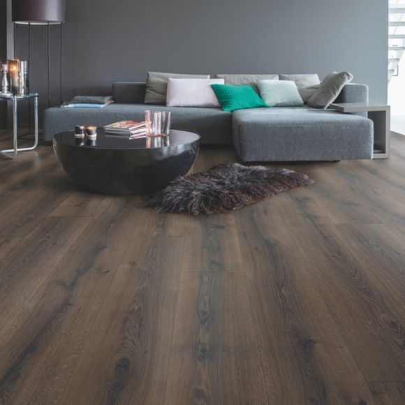 MJ3553 Quick Step Majestic - Chêne Désert Marron Foncé Brossé