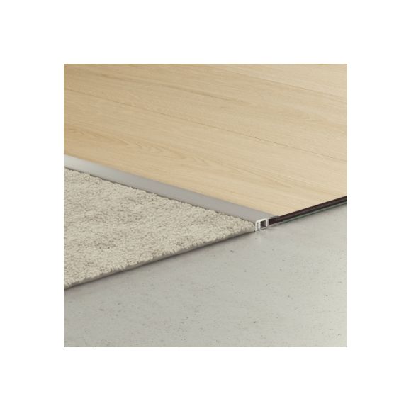 Profilé de bordure pour sols vinyl - argent 2000 X 24 X 7