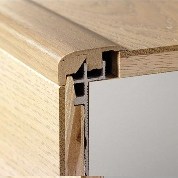 NEWINCPBASE - Quick step - Parquet - Profilé de base en aluminium Incizo pour les escaliers 