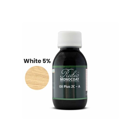 Rubio Monocoat - Oil Plus 2C - 100ml - White 5%