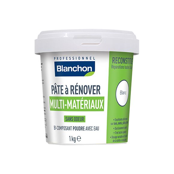 pâte à rénover multi matériaux blanchon 1Kg