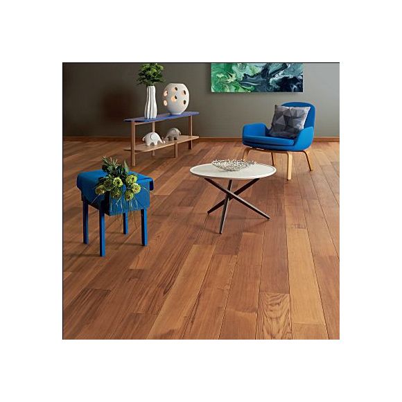 Parquet massif teck 90x14