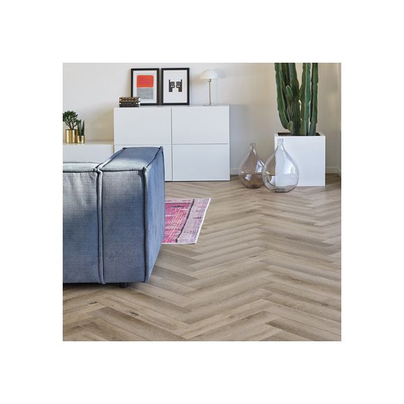 Parquetvinyl - Lame PVC Bâton Rompu - Yukon Desert Dune