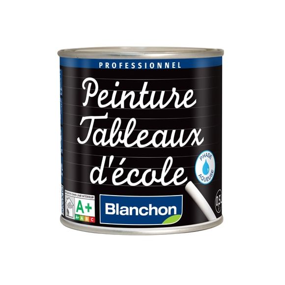 Blanchon - Peinture Tableaux d'école Noir 0,5L