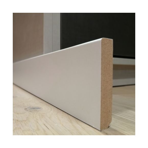 Plinthe (14x80x2400) revêtue blanche (Accessoires - Plinthes)