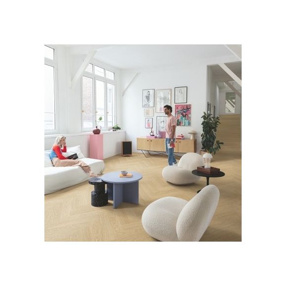 AVHBU40359 - Quick Step - Sol pvc avec sous-couche intégrée - Ciro - Chêne rosé pur