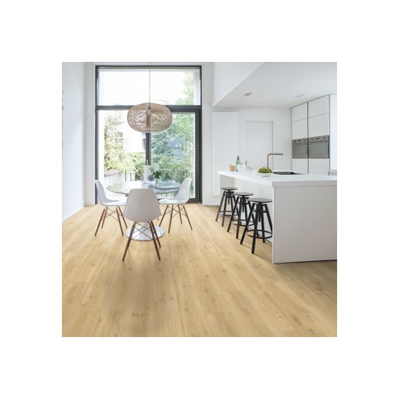 Quick Step - Sol PVC - Blos Base 4mm - Chêne flotté beige