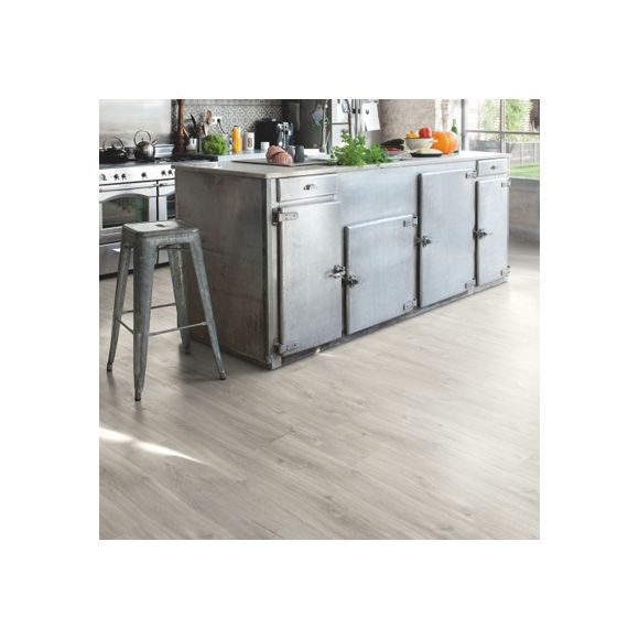 Quick Step - Sol PVC - Blos Base 4mm - Chêne canyon gris avec traits de scie