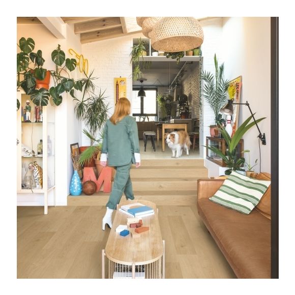 AVSPT40321 - Quick Step - Sol PVC - Blos Base 4mm - Chêne littoral beige