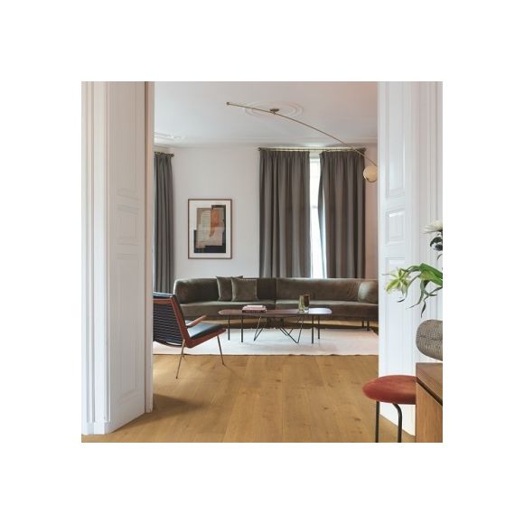 Parquet contrecollé Quick Step - Cala - Chêne châtaigne foncé extra mat