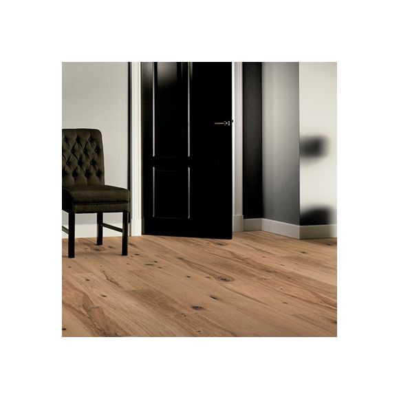 Solidfloor - Parquet Chêne - Specials Sahara raboté main Parquet contrecollé en chêne huilé, 1204405 raboté main lui donnant un aspect planche vieillie vintage Dimension 15(4)x190x1900 mm, Extra Rustique