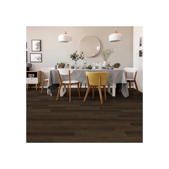 TIG-5764-IB - Parquetvinyl - Lame PVC avec sous-couche intégrée - Tigris Chocolate Fudge