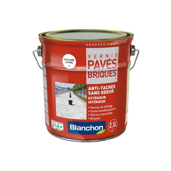 Blanchon - Vernis Pavés Briques 2,5L Incolore Satiné