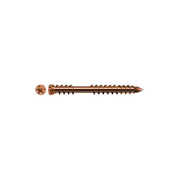 Vis de terrasse SPAX - D A2 Inox Antique (5 x 50) Boîte de 200