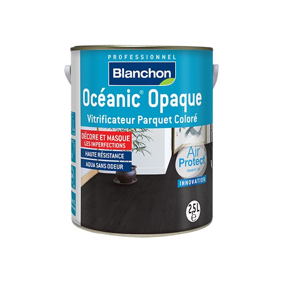 Vitrificateur océanic coloré opaque blanchon air protect 2.5l blanc