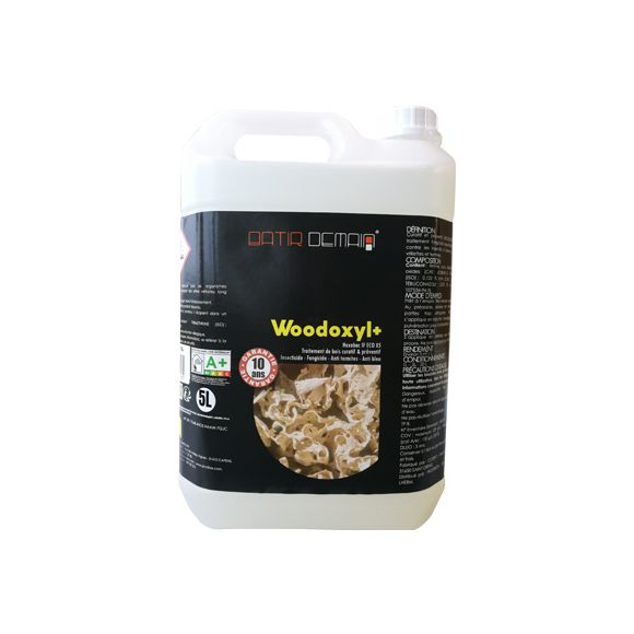 Woodoxyl - Traitement insecticide fongicide pour bois - 5L